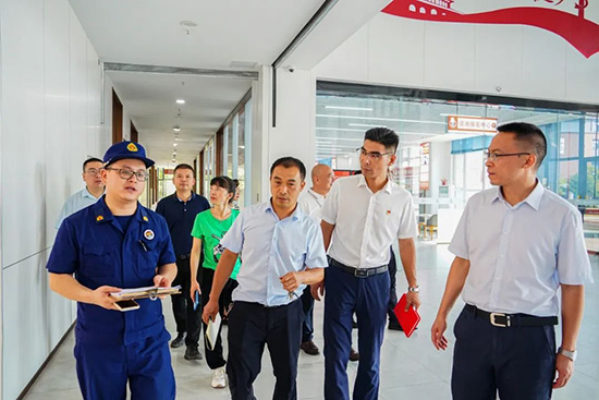 新津区人社局联合多部门对我校开展秋季学期开学安全检查暨安全隐患问题整改验收工作